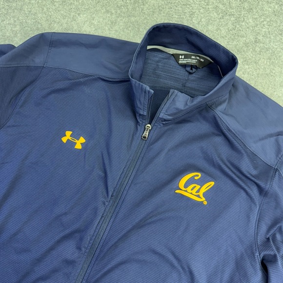 Under Armour Other - Under Armour Men's Full Zip Jacket Navy Cal Golden Bears Loose Fit XXL 2XL Light
